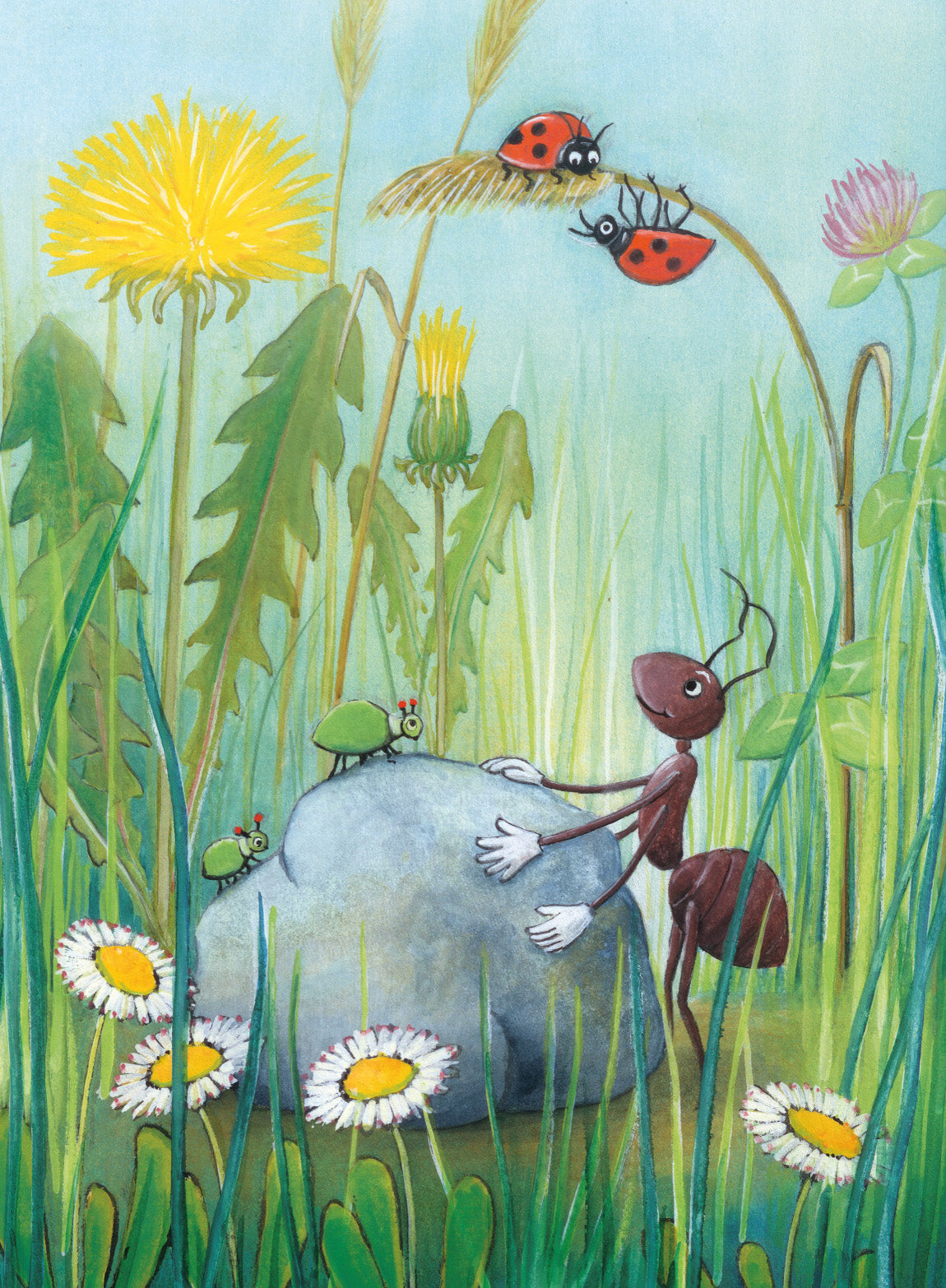 LULU UND DIE KLEINE AMEISE [wundervoll farbig illustriert!]
