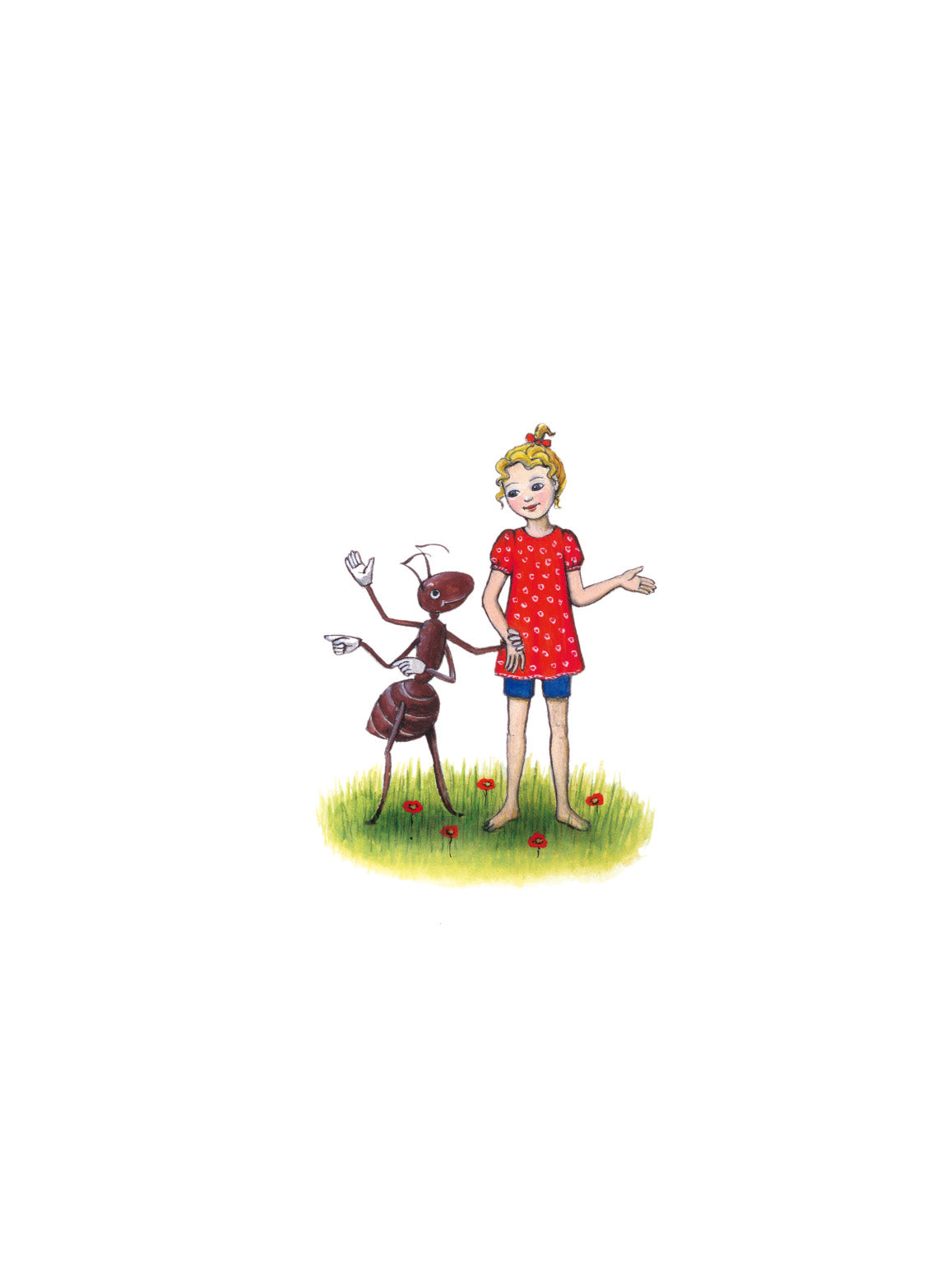 LULU UND DIE KLEINE AMEISE [wundervoll farbig illustriert!]
