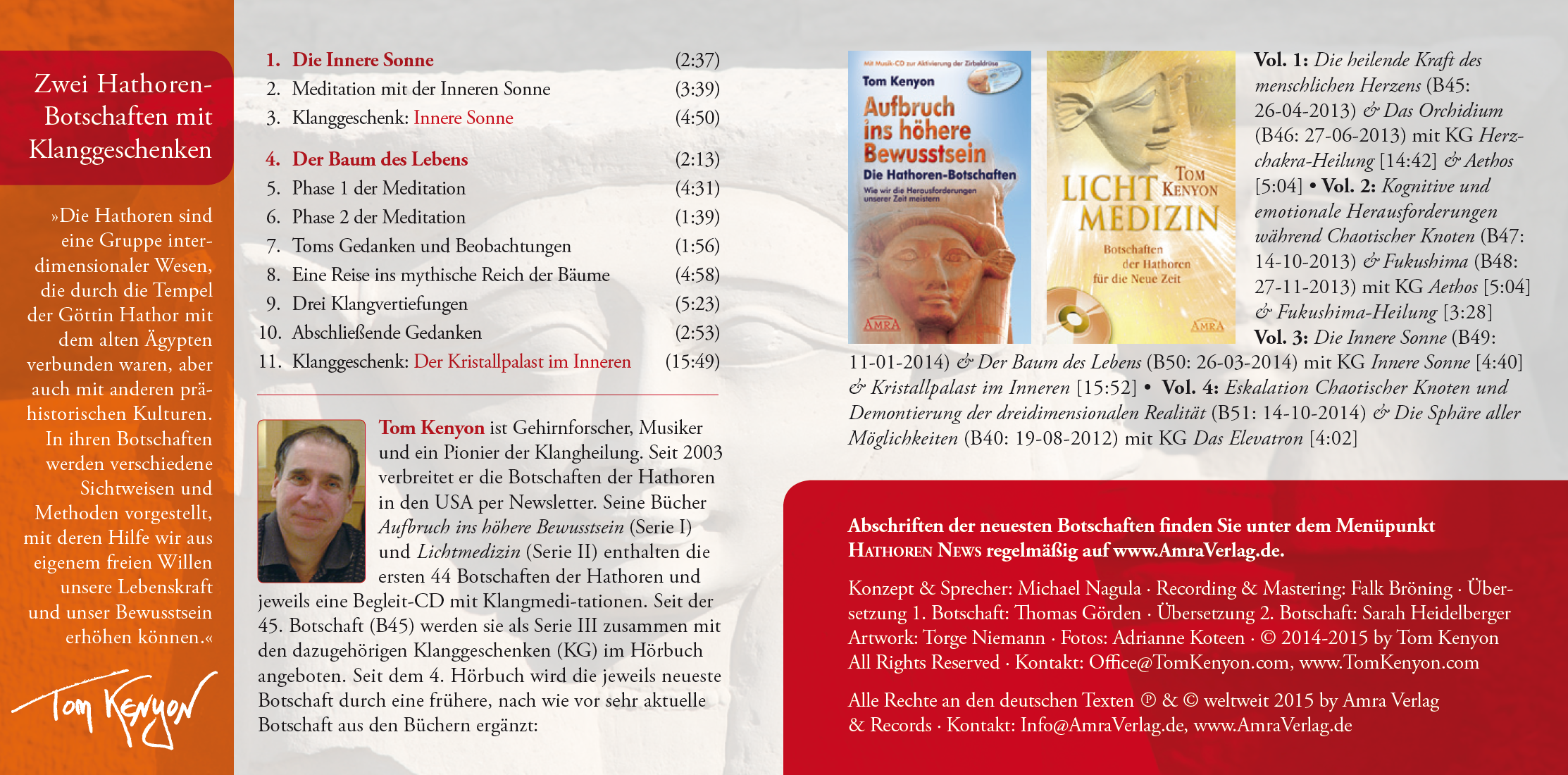 DIE INNERE SONNE & DER BAUM DES LEBENS [Hathoren-Hörbuch 3; wahlweise als Download erhältlich]