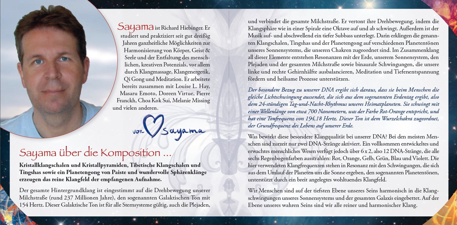 LICHTBOTSCHAFTEN VON DEN PLEJADEN [DNA-Anbindung; mit Channelings von Pavlina Klemm im Booklet; wahlweise als Download]