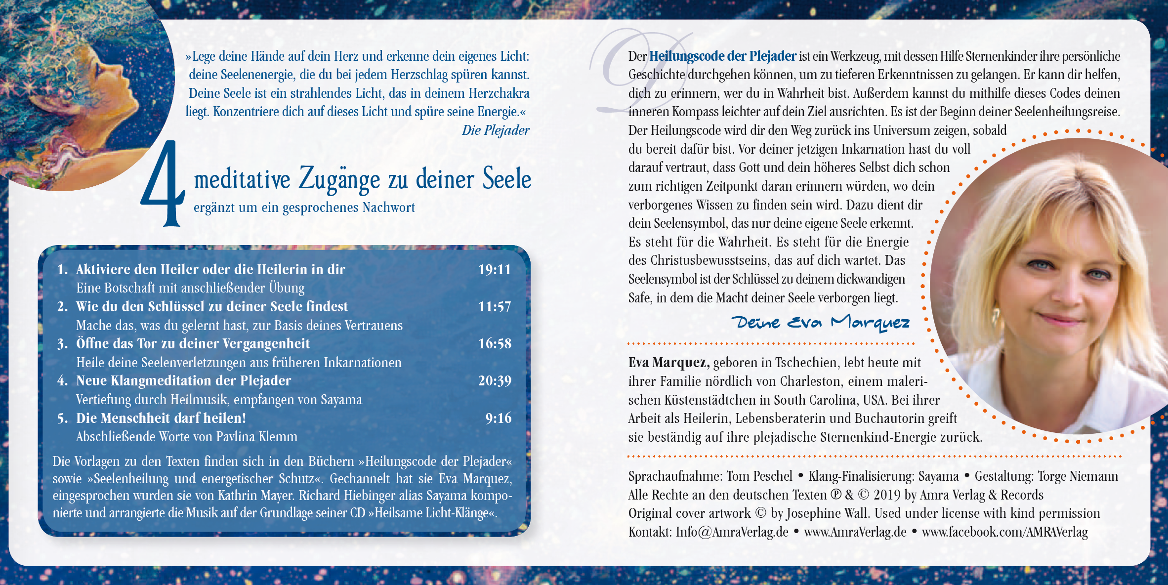HEILUNGSCODE DER PLEJADER Übungs-CD 1 [mit einem gesprochenen Nachwort von Pavlina Klemm]