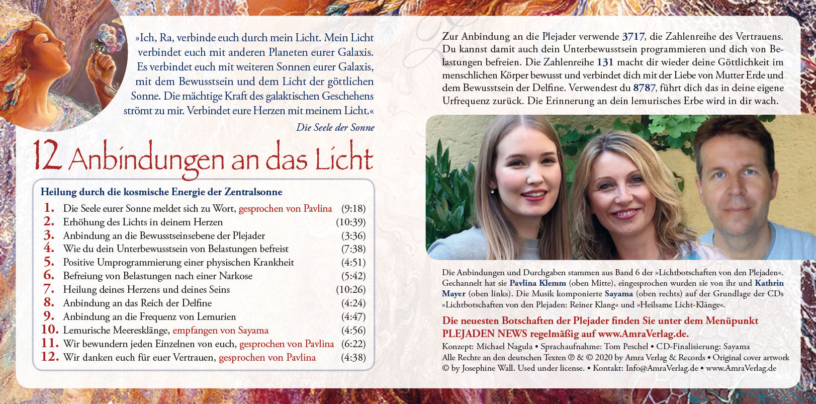 LICHTBOTSCHAFTEN VON DEN PLEJADEN 7 [Übungs-CD; wahlweise als Download]