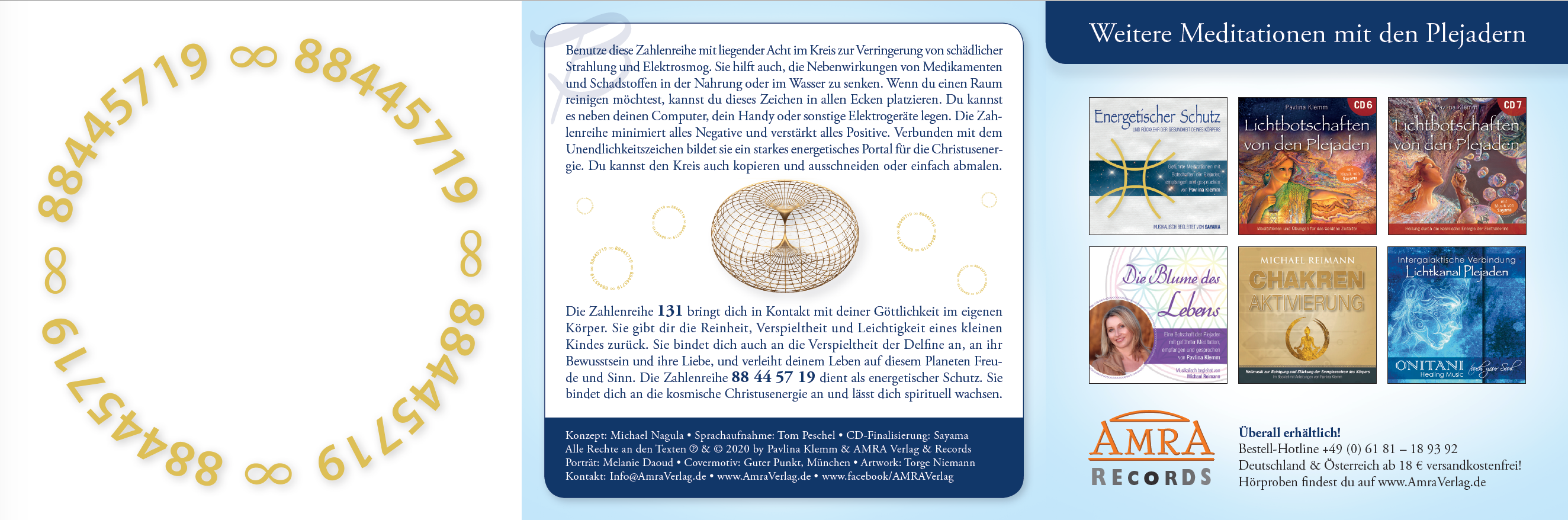 ANBINDUNG AN GAIA [Workshop-Meditationen, gesprochen von Pavlina Klemm; nur im AMRA-Shop erhältlich; wahlweise als Download]