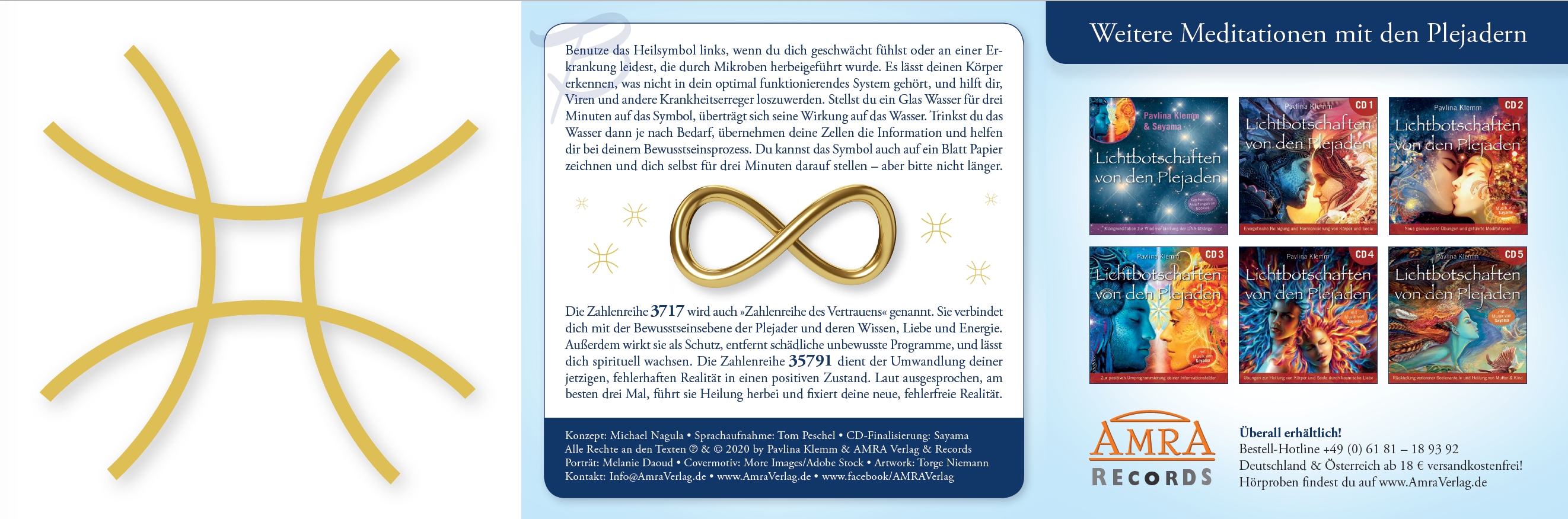 HEILUNG DES HERZENS [Workshop-Meditationen, gesprochen von Pavlina Klemm; nur im AMRA-Shop erhältlich; wahlweise als Download]