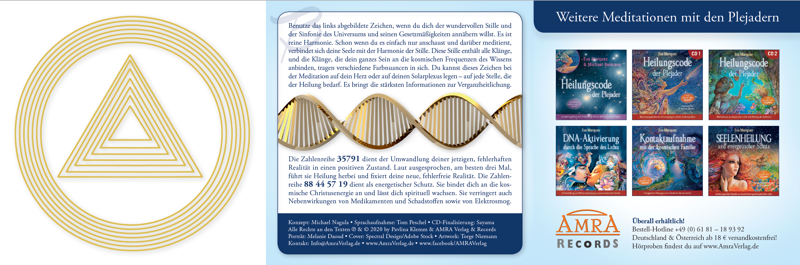 ANBINDUNG AN DIE LICHTWELT [Workshop-Meditationen, gesprochen von Pavlina Klemm; nur im AMRA-Shop erhältlich; wahlweise als Download]