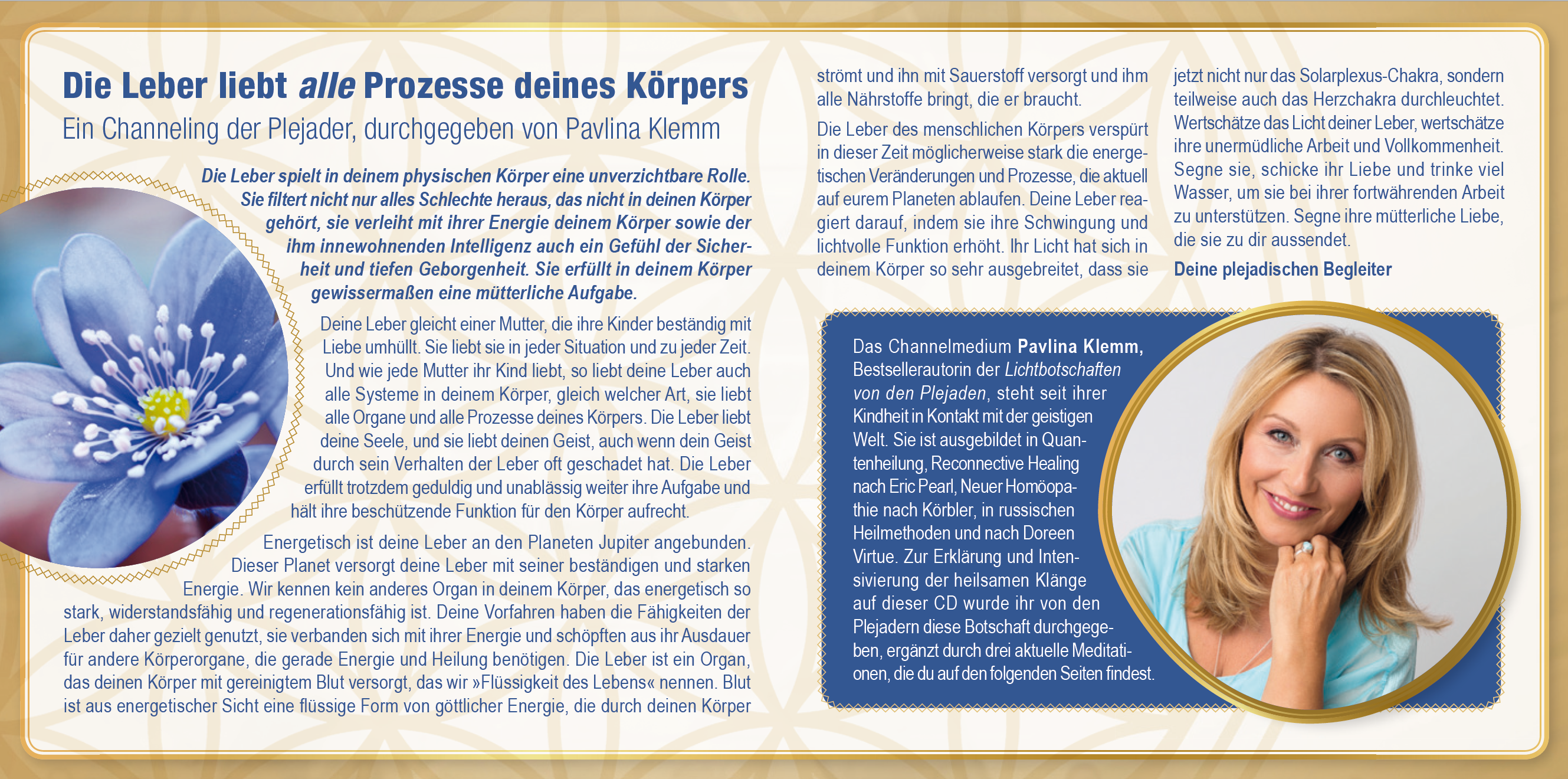 LEBER AKTIVIERUNG [528 Hertz & mit Anleitungen im Booklet von Pavlina Klemm; ermäßigt als Download]