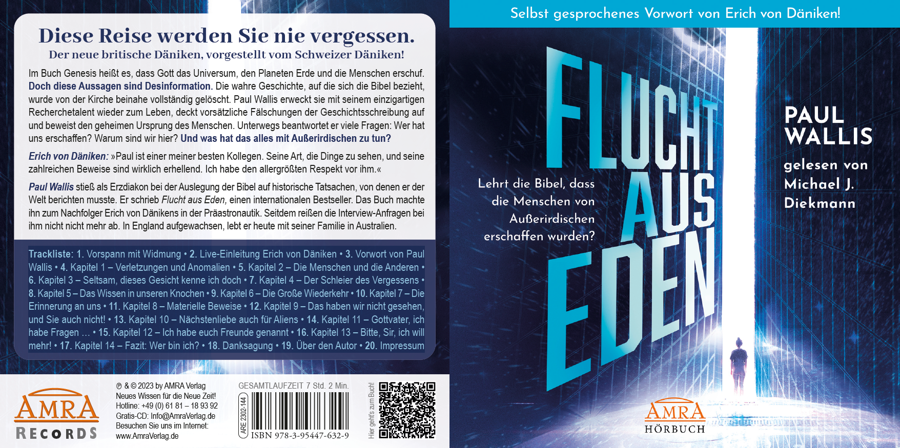 FLUCHT AUS EDEN [ungekürzte Lesung – mit einem selbst gesprochenen Vorwort von Erich von Däniken; wahlweise als Download]