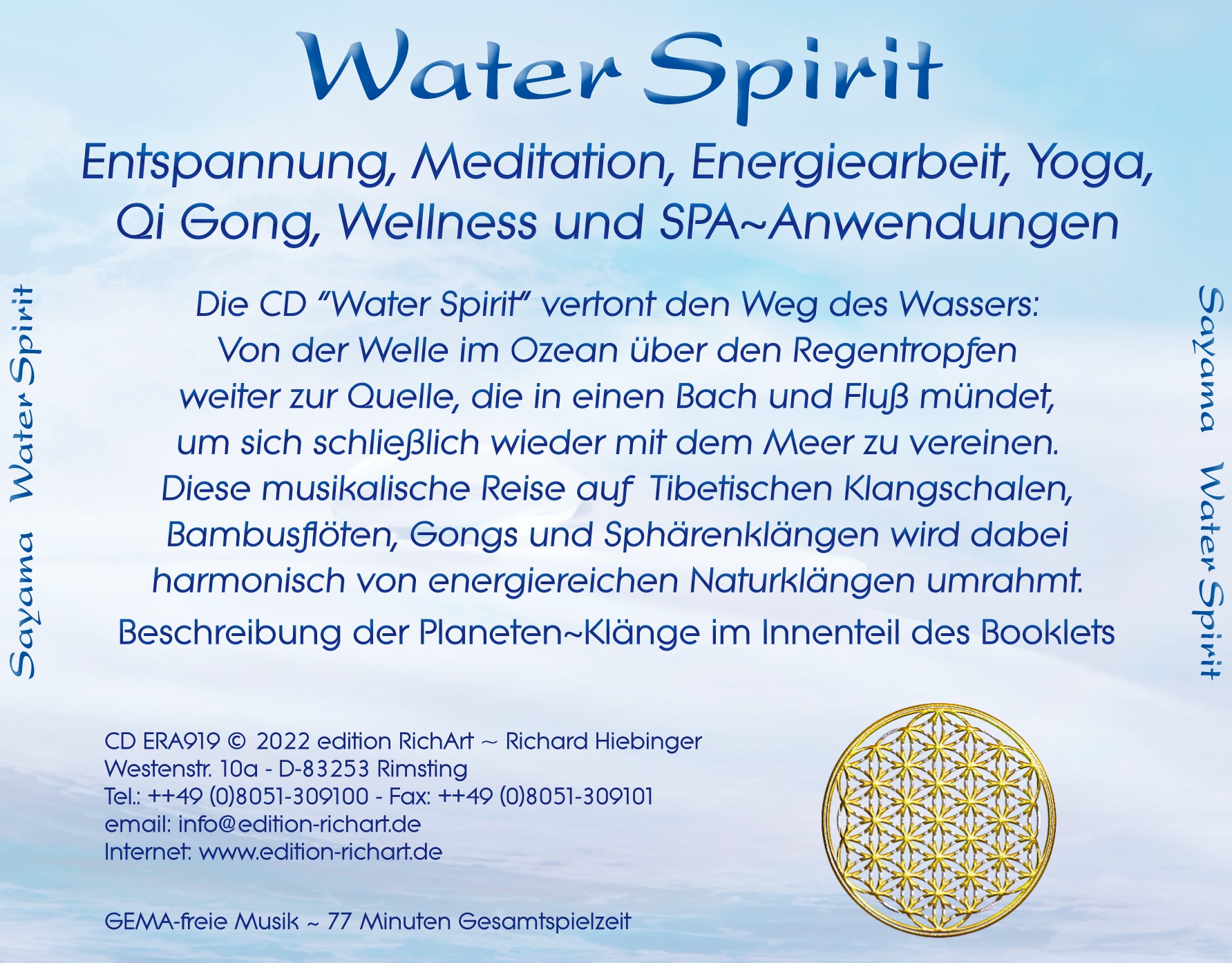 WATER SPIRIT [neue Abmischung, nach Masaru Emoto; ermäßigt als Download]