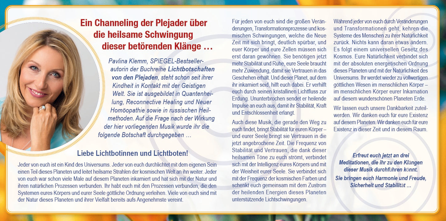 FREUDE ~ SOLFEGGIO HEILMUSIK 396 HERTZ [mit Anleitungen im Booklet von Pavlina Klemm; ermäßigt als Download]]