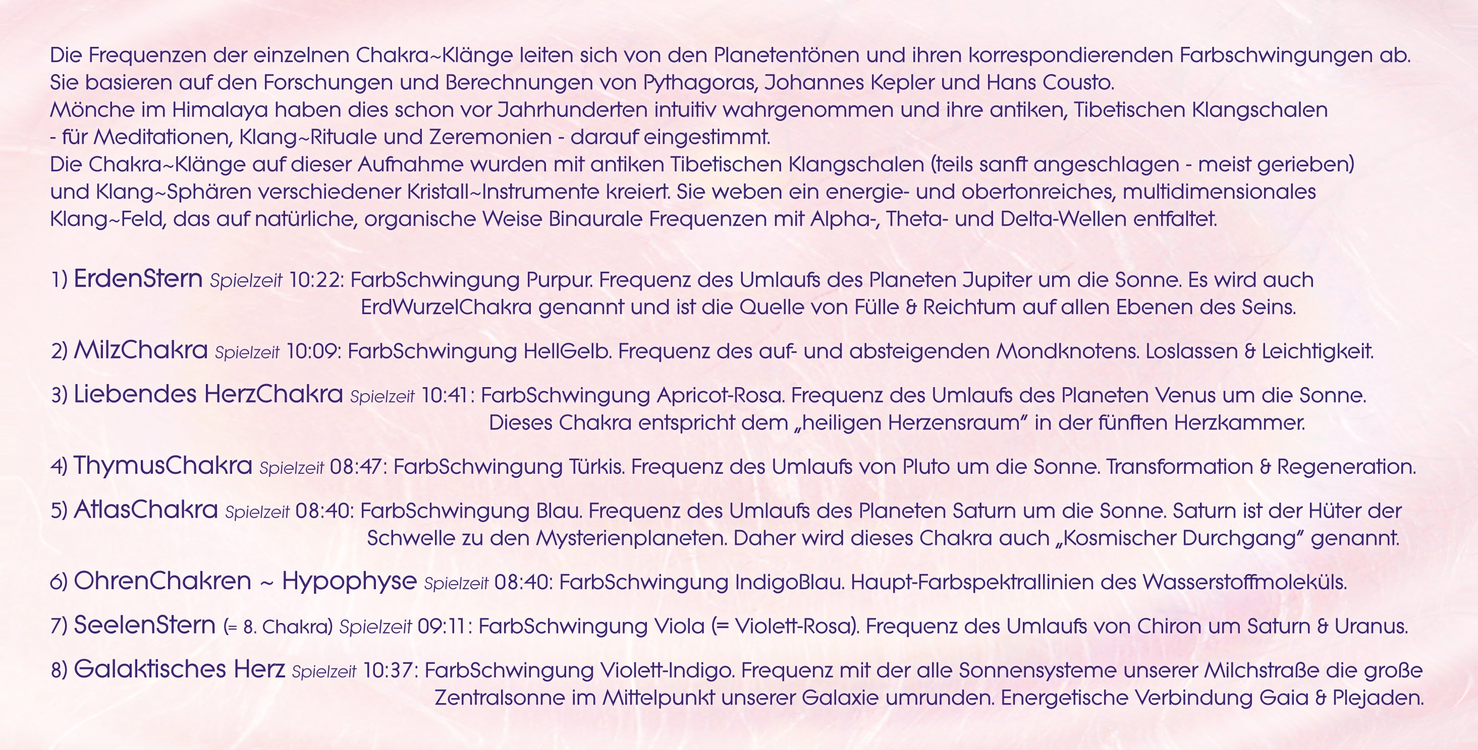 KLANG CHAKRA AKTIVIERUNG DER NEBENCHAKREN [mit Heilschwingungen, ermäßigt als Download]