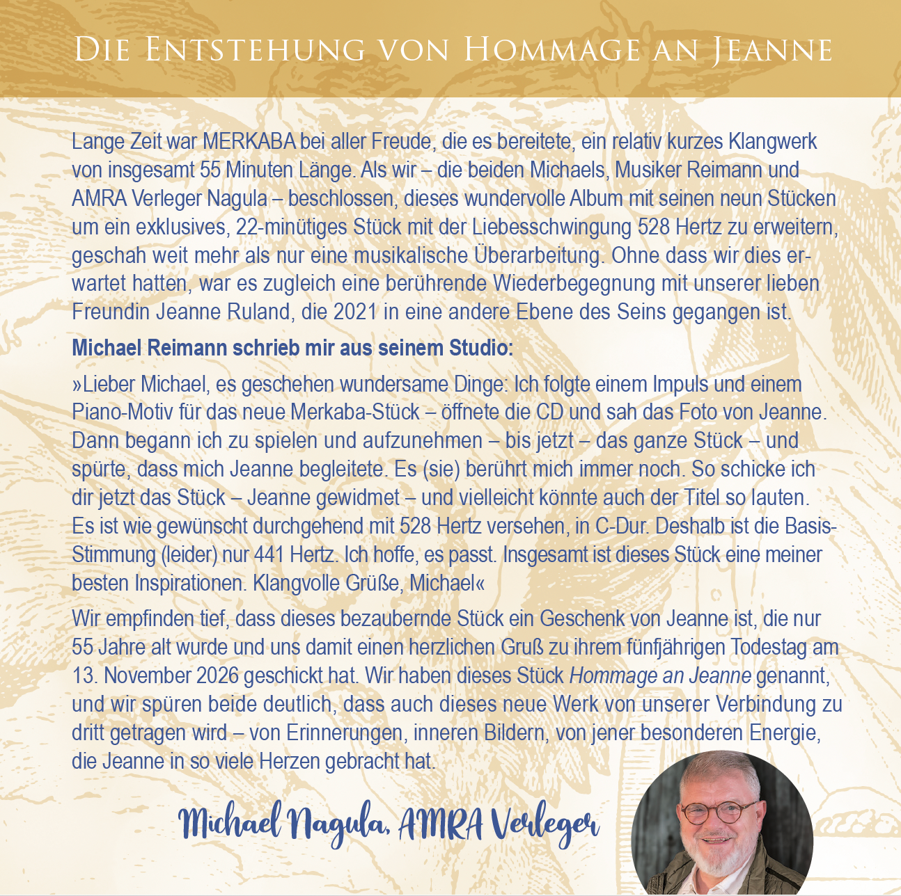 MERKABA EXTRA LANG – REISEN IM LEBENDIGEN LICHTFELD [mit Anleitungen im Booklet von Jeanne Ruland; wahlweise als Download]