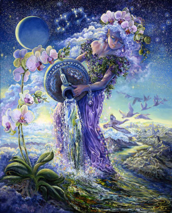 JOSEPHINE WALL'S CHANNELING KALENDER 2027 [12 Sternzeichen-Gemälde & Botschaften plus Übung von 12 Medien]