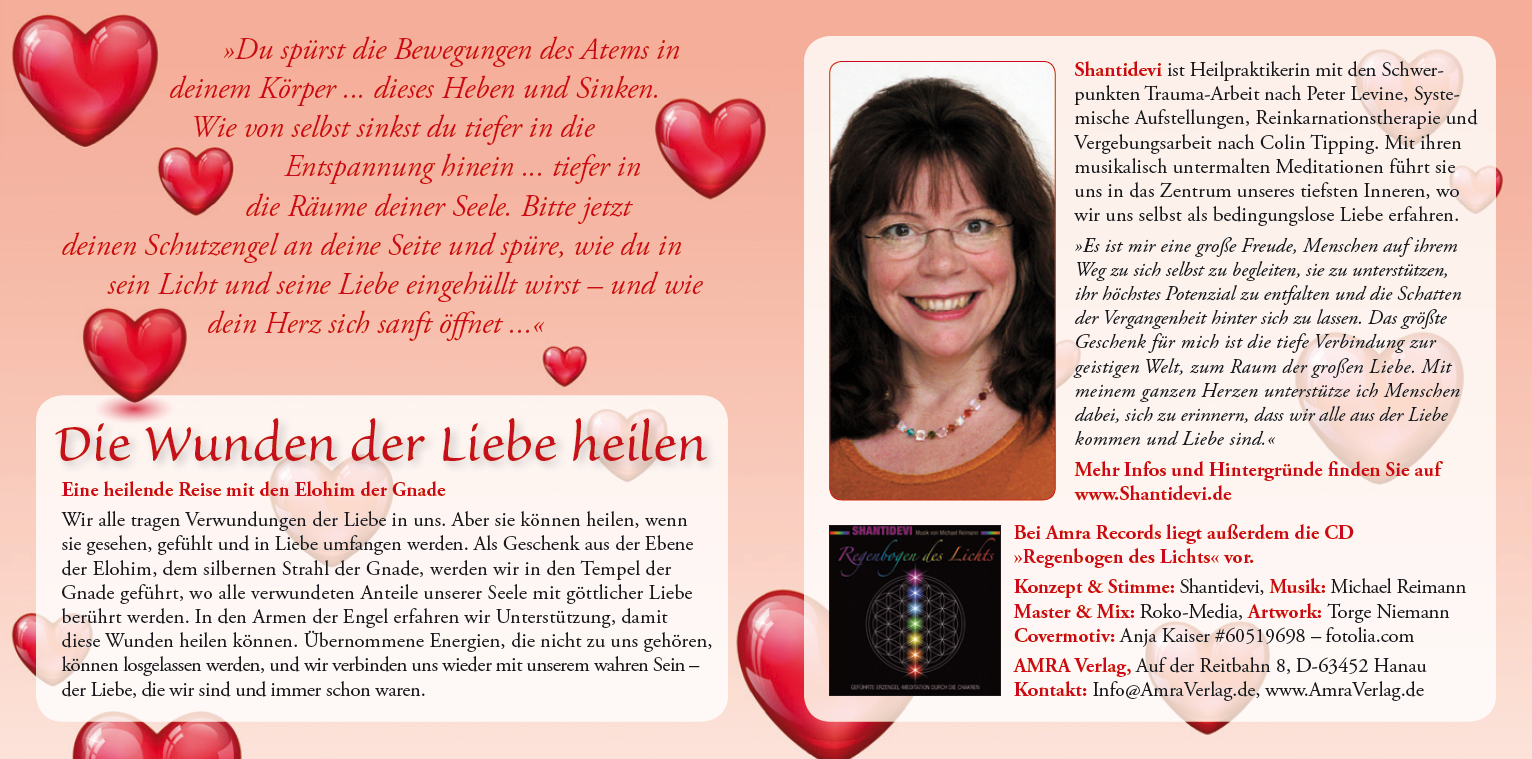 DIE WUNDEN DER LIEBE HEILEN [geführte Meditation; empfohlen von Jeanne Ruland; wahlweise als Download]