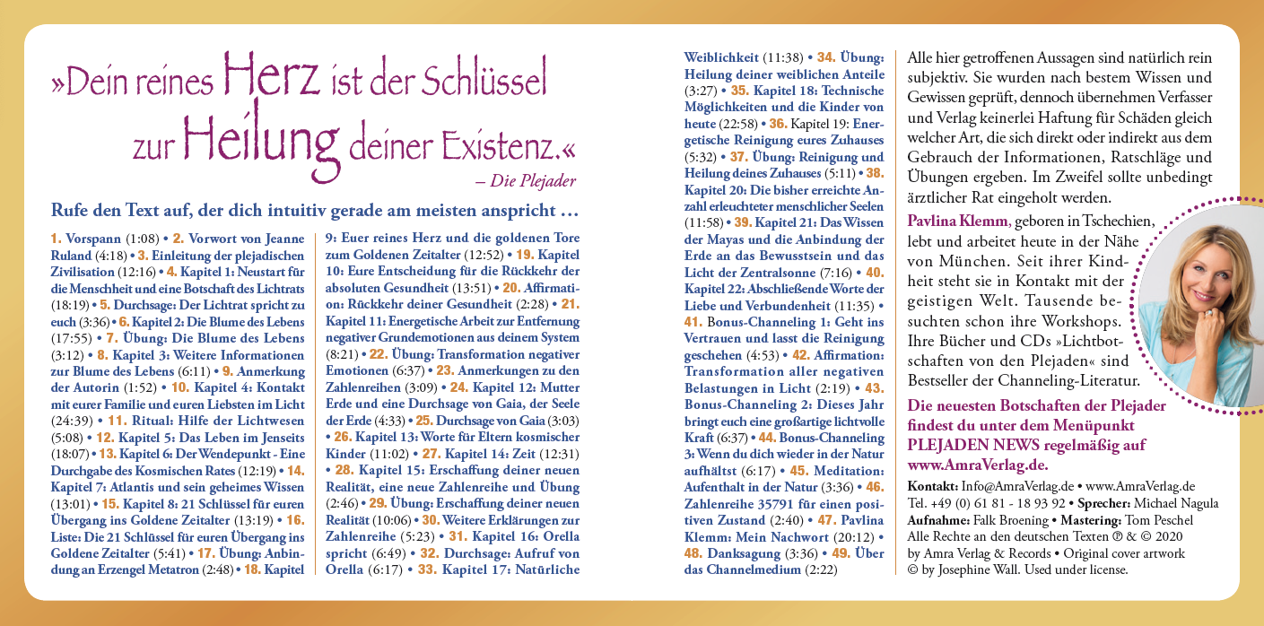 LICHTBOTSCHAFTEN VON DEN PLEJADEN BAND 5 [Interaktives Hörbuch – ungekürzte Lesung; wahlweise als Download]