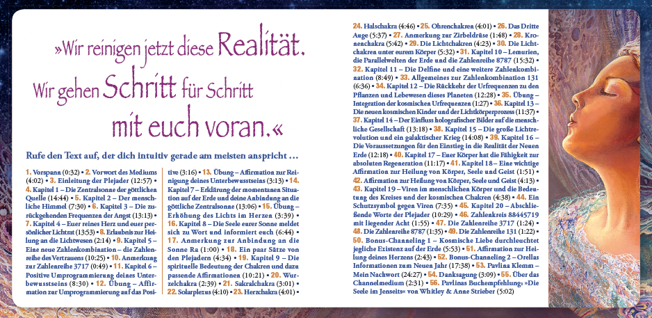 LICHTBOTSCHAFTEN VON DEN PLEJADEN BAND 6 [Interaktives Hörbuch – ungekürzte Lesung; zusätzliches Heilsymbol & Übung im Booklet; wahlweise als Download]