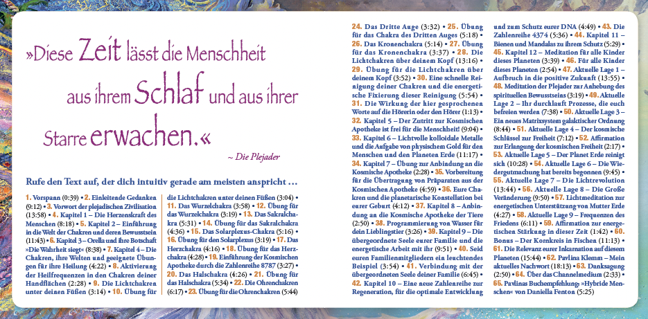 LICHTBOTSCHAFTEN VON DEN PLEJADEN 7 [Interaktives Hörbuch – ungekürzte Lesung; zusätzliches Heilsymbol & Übung im Booklet; wahlweise als Download]
