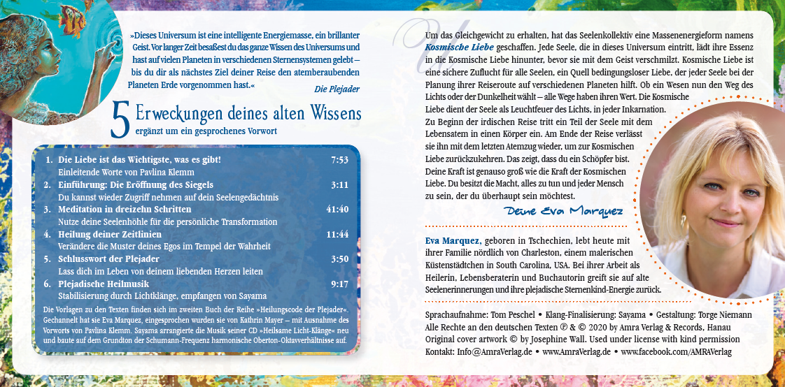 HEILUNGSCODE DER PLEJADER Übungs-CD 2 [mit einem gesprochenen Vorwort von Pavlina Klemm]