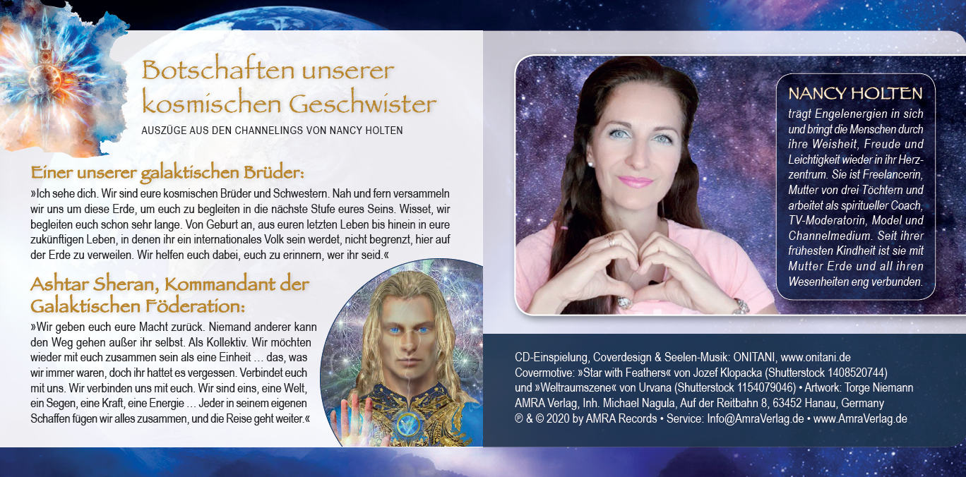 VERBINDET EUCH MIT UNS. BOTSCHAFTEN DER GALAKTISCHEN FÖDERATION [Live-Channeling mit Nancy Holten; wahlweise als Download]
