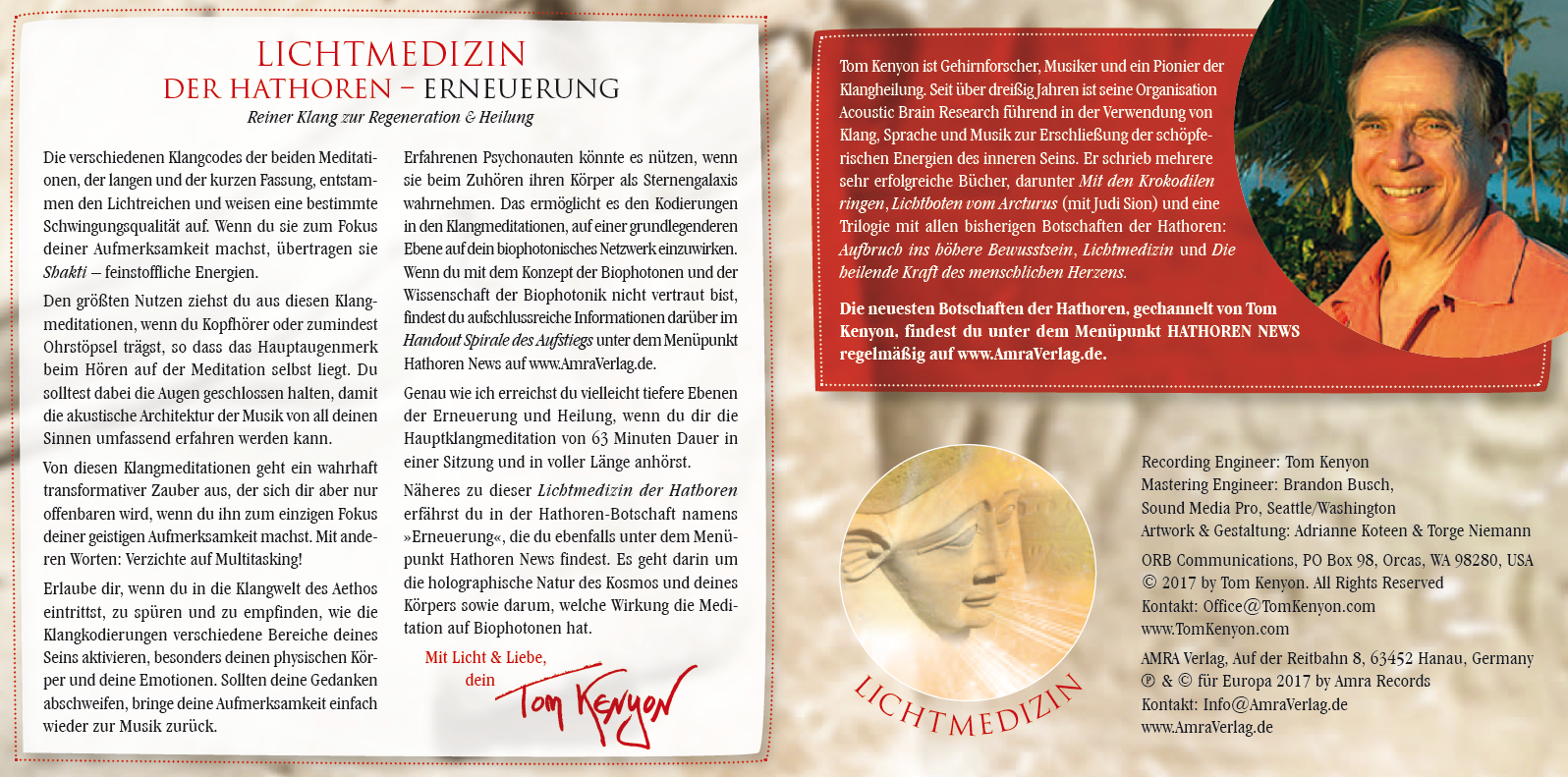 LICHTMEDIZIN DER HATHOREN ~ ERNEUERUNG [mit einer Botschaft & Meditationsanleitungen im Booklet]