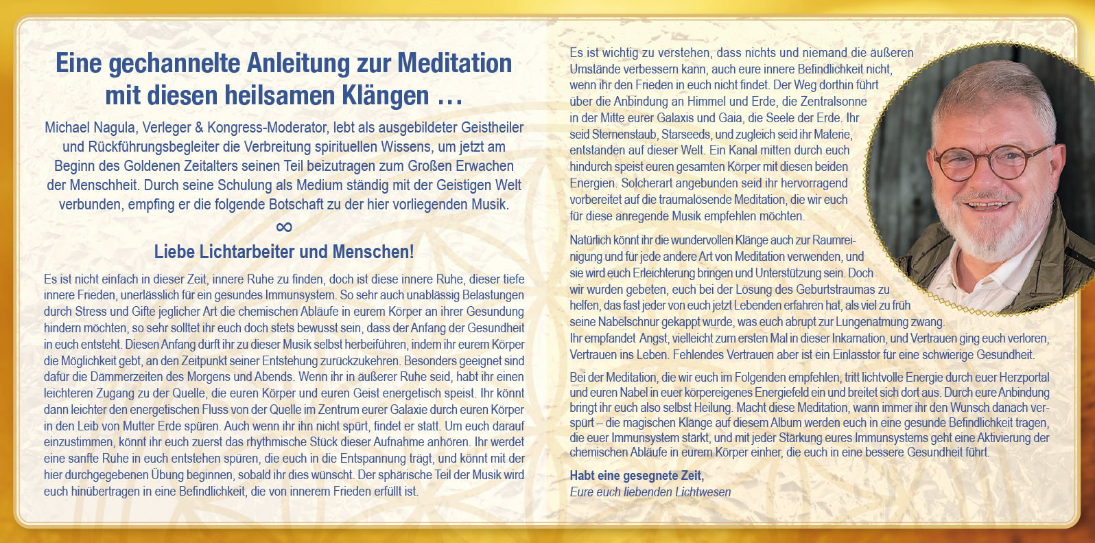 IMMUNSYSTEM AKTIVIERUNG [432 & 528 Hertz; mit Anleitungen im Booklet von Michael Nagula; ermäßigt als Download]