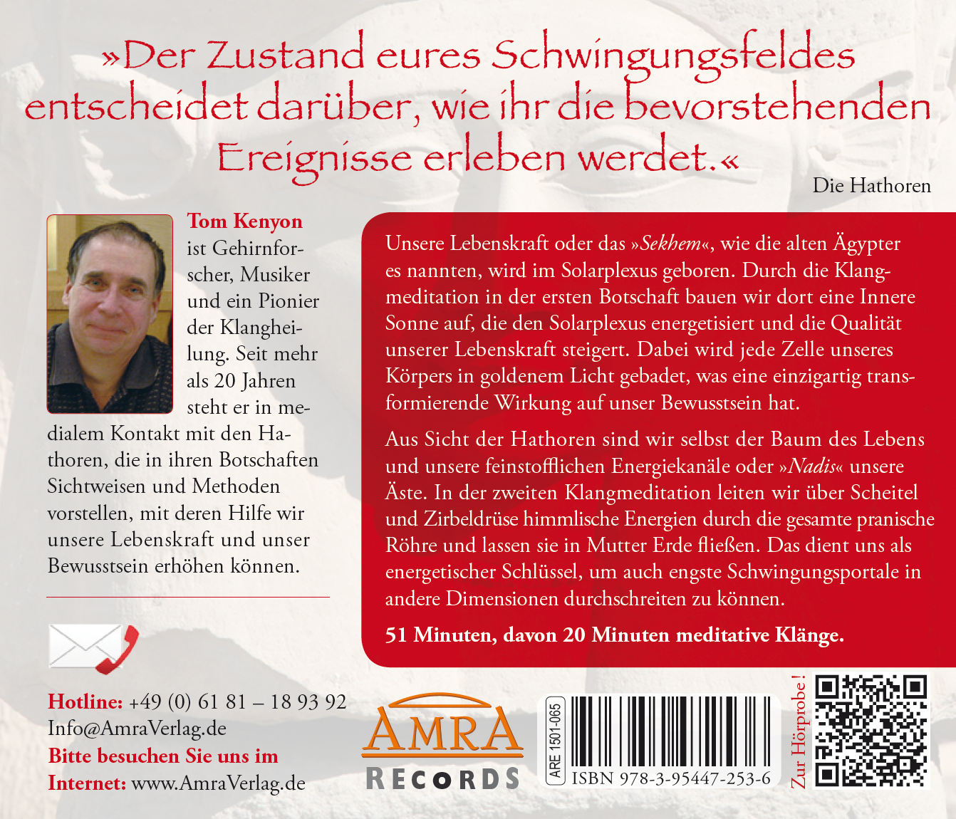 DIE INNERE SONNE & DER BAUM DES LEBENS [Hathoren-Hörbuch 3; wahlweise als Download erhältlich]