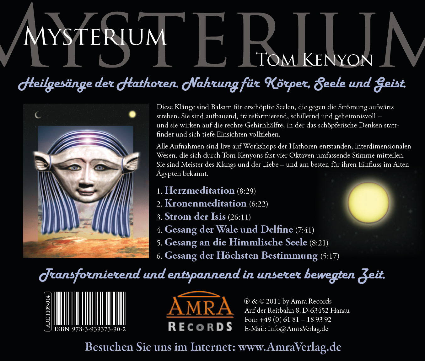 MYSTERIUM [Heilgesänge der Hathoren mit Meditationsanleitungen im Booklet]