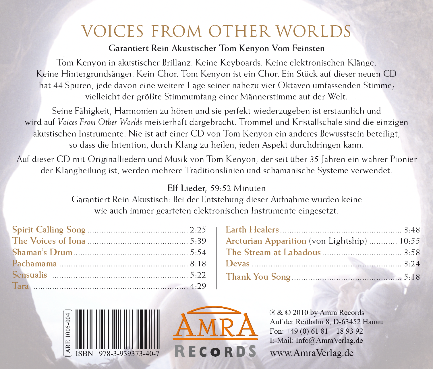 VOICES FROM OTHER WORLDS [Klangheilung]