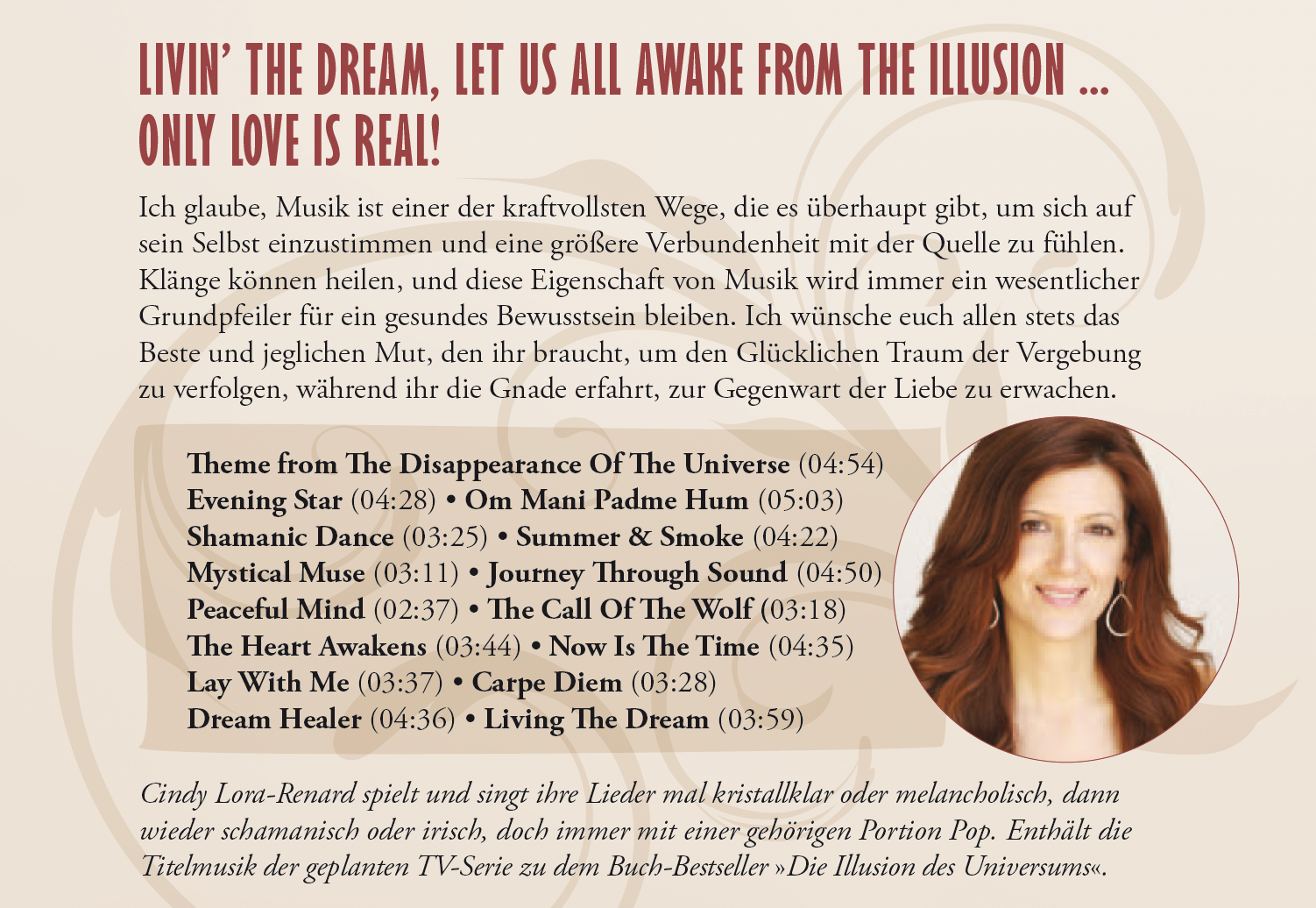 NUR DIE LIEBE IST REAL – ONLY LOVE IS REAL [Spiritual Songs zu »Ein Kurs in Wundern®«]